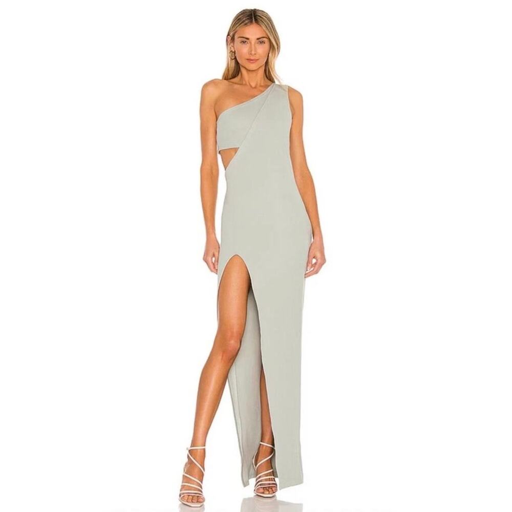 Atoir x Revolve Time Stands Still Dress Sage Green Medium 10 Maxi Wedding Guest